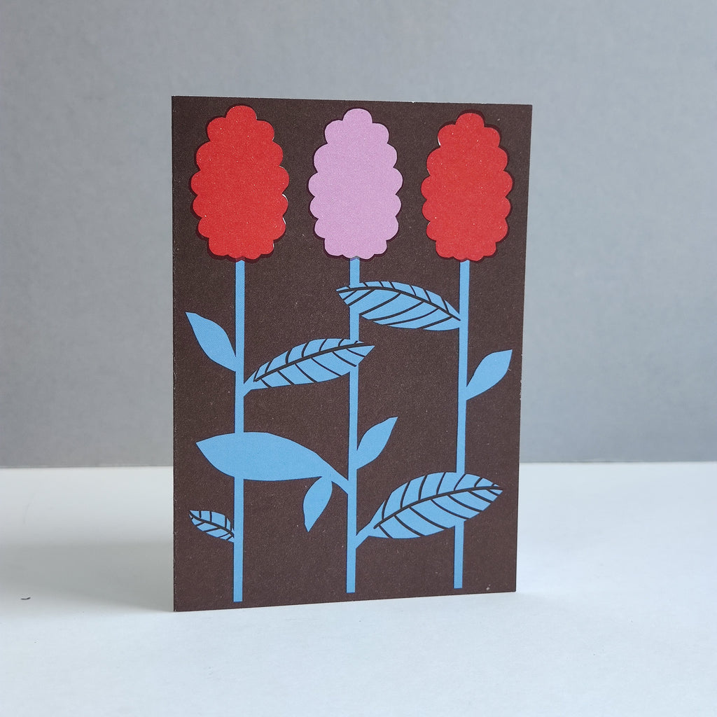 A6 Floral Card  - Bottle Brush Plant Card