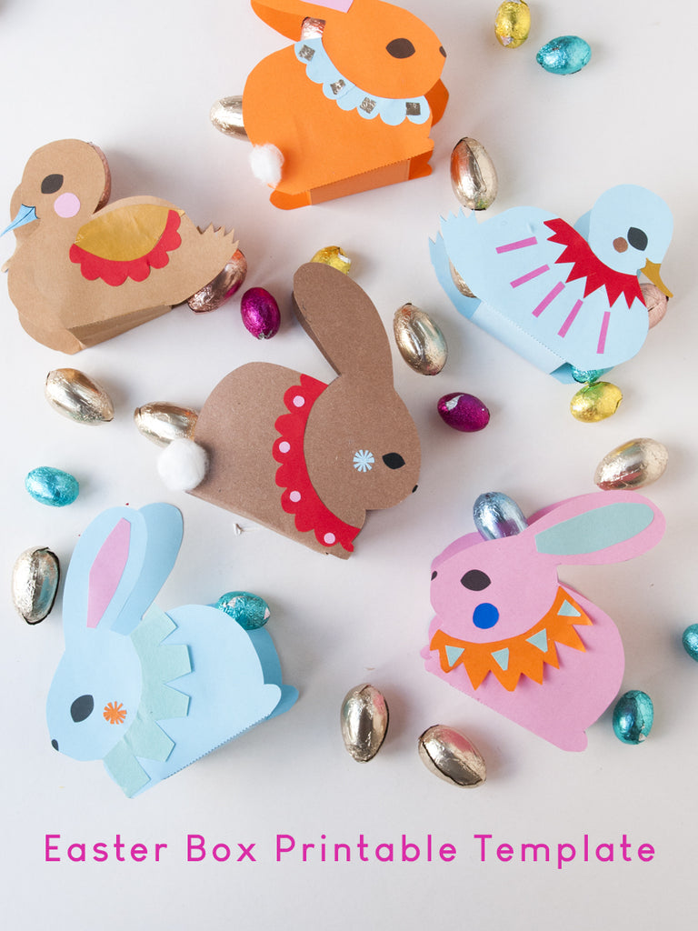 Little Easter Box Printable Templates