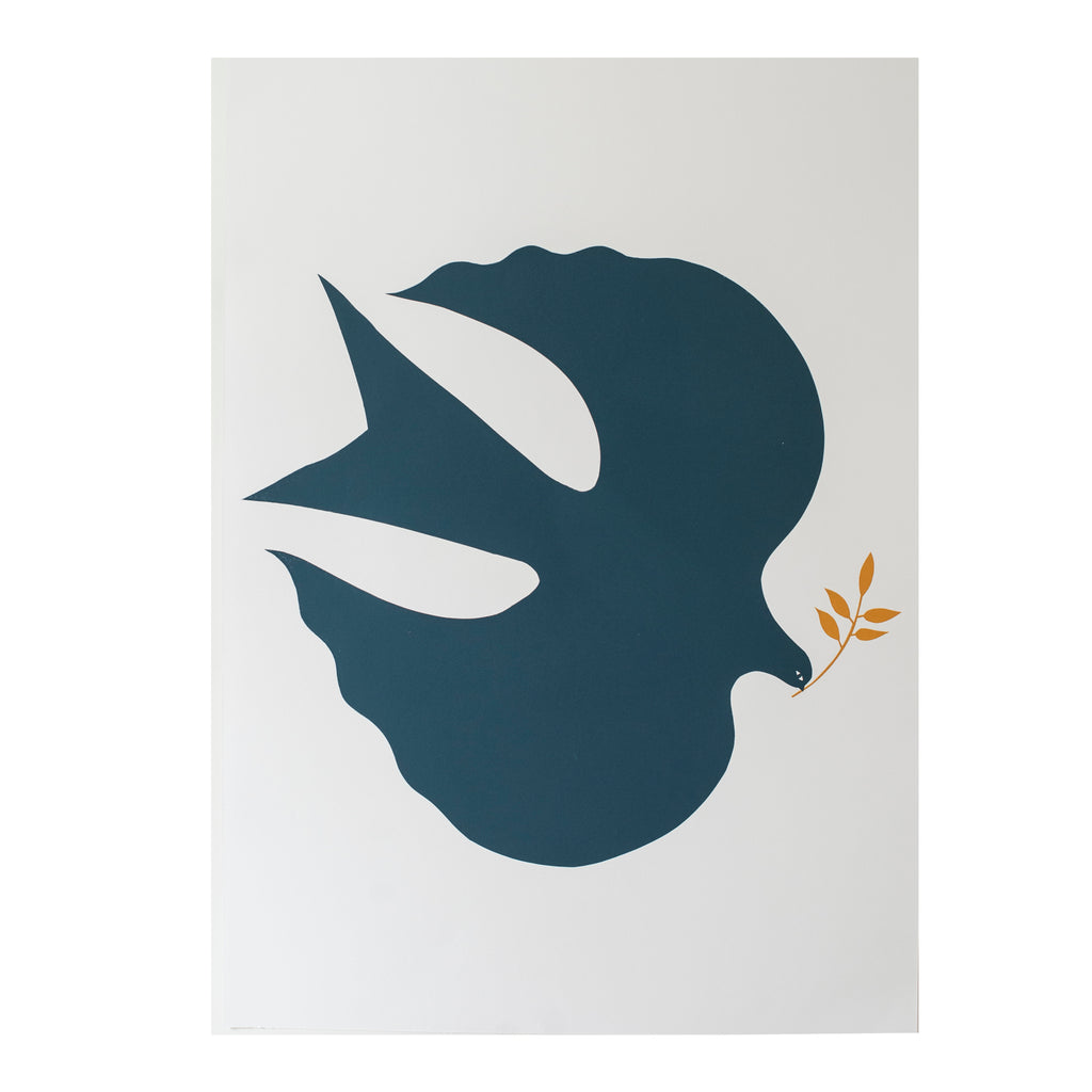 The Blue Bird Screen Print - A2