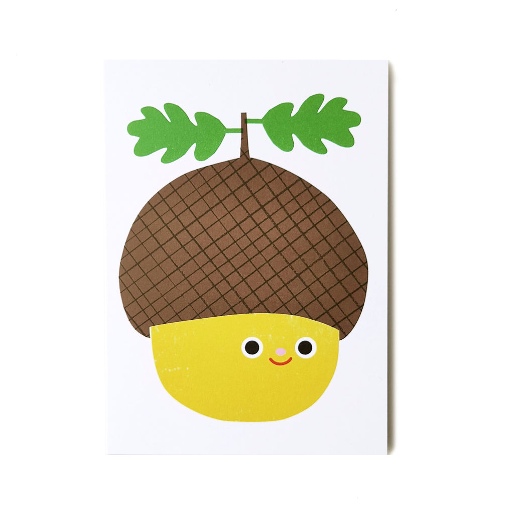 Kid's Happy Acorn A6 Card