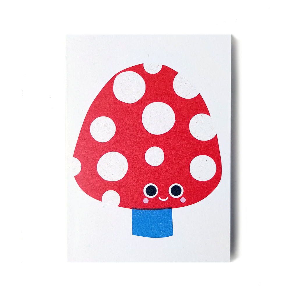 mushroom card foir kids by Red hand gang