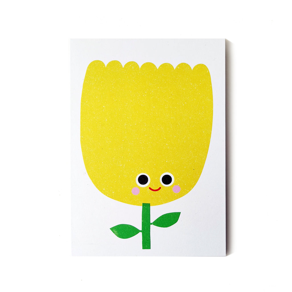 Kid's Happy Flower Birthday Card