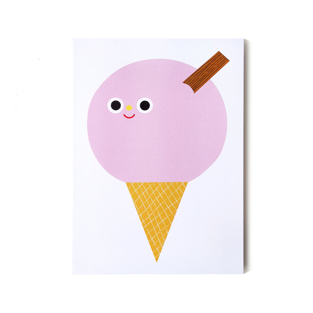 Kid's Happy Ice Cream Birthday Card