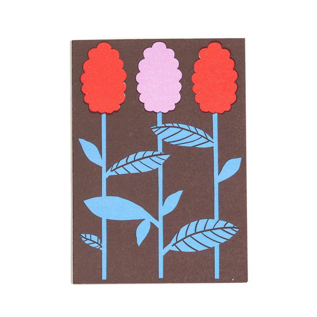 A6 Floral Card  - Bottle Brush Plant Card