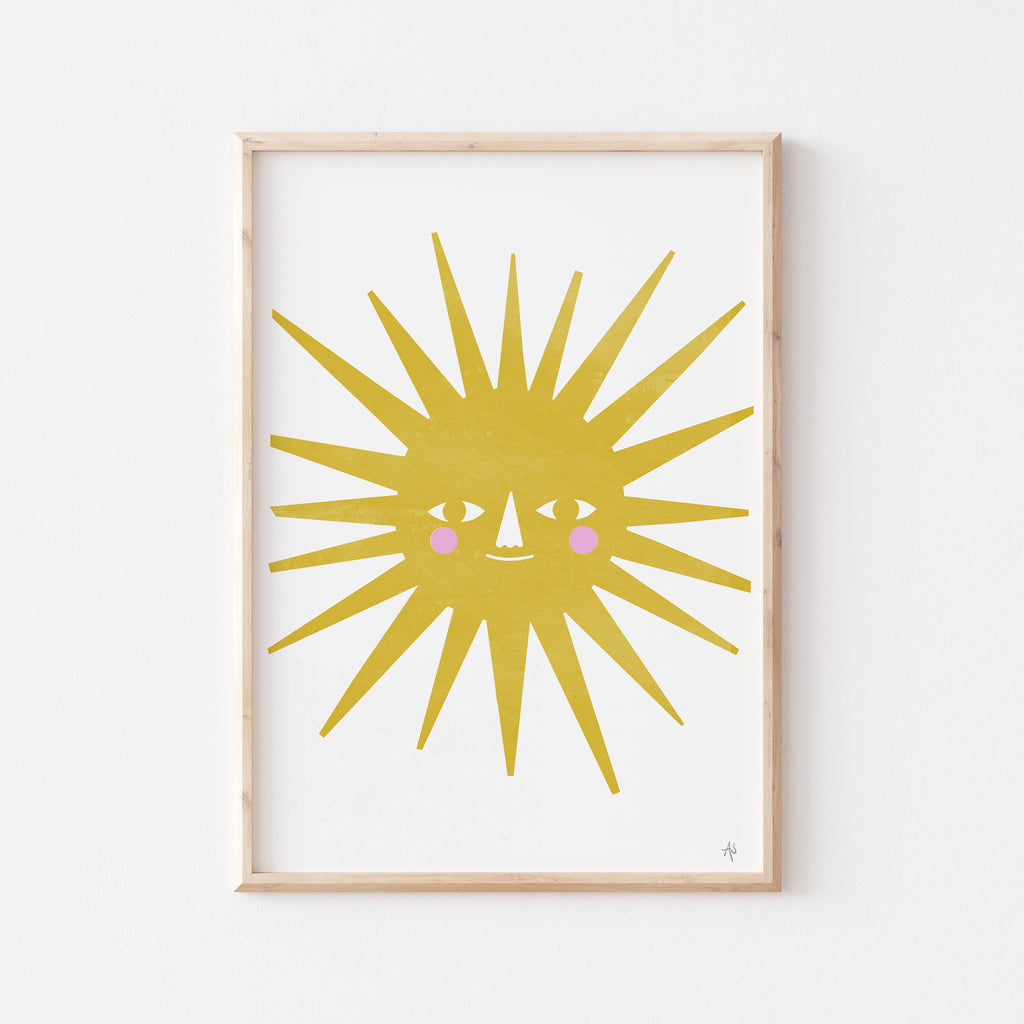 Happy Sun Print